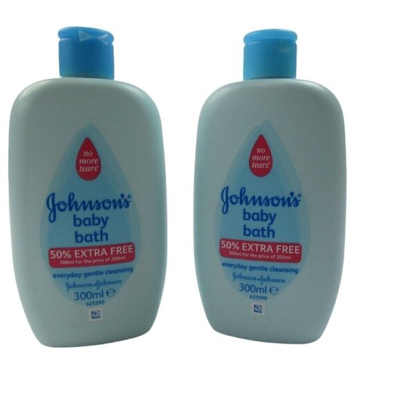 Pack‎ of 2 Johnson's Baby Bath Products Lotion Everyday Gentle Cleansing 300ml - Picture 1 of 7